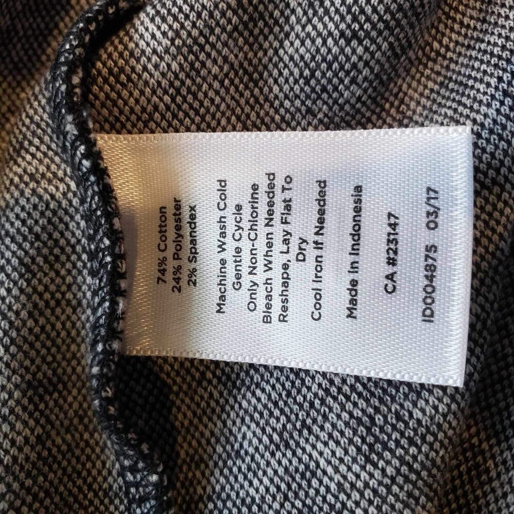 Talbots Sheath Dress Womens Size 10 Gala Glen Black White Plaid Bell Sleeve New - Picture 6 of 8